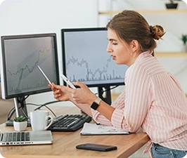 Doing trading on mobile and desktop